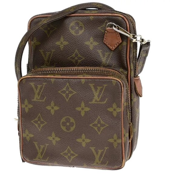 LOUIS VUITTON Mini Amazon Shoulder Bag Monogram Leather Brown France M45238 - Picture 1 of 14